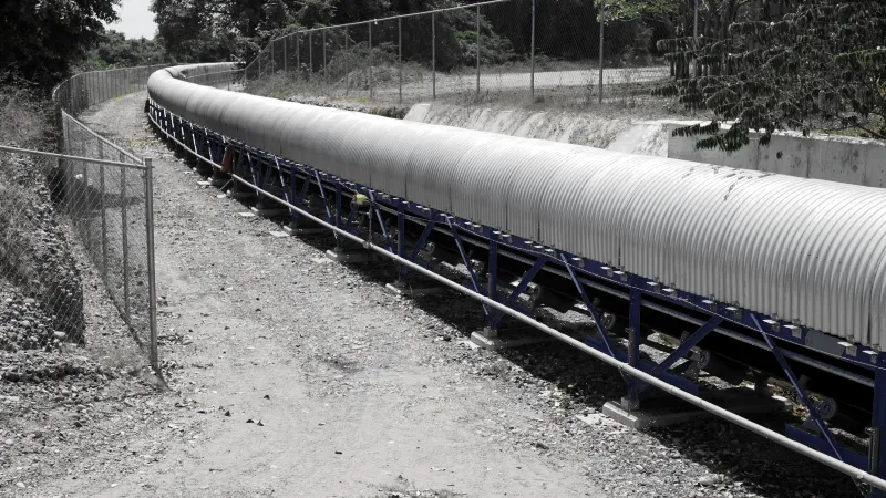 overland belt conveyor covers