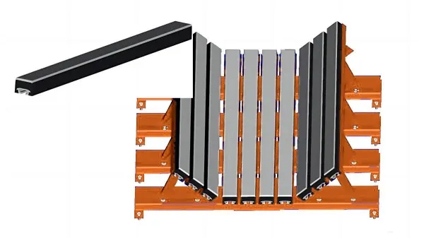 belt conveyor impact bed