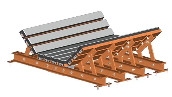 belt conveyor impact bed