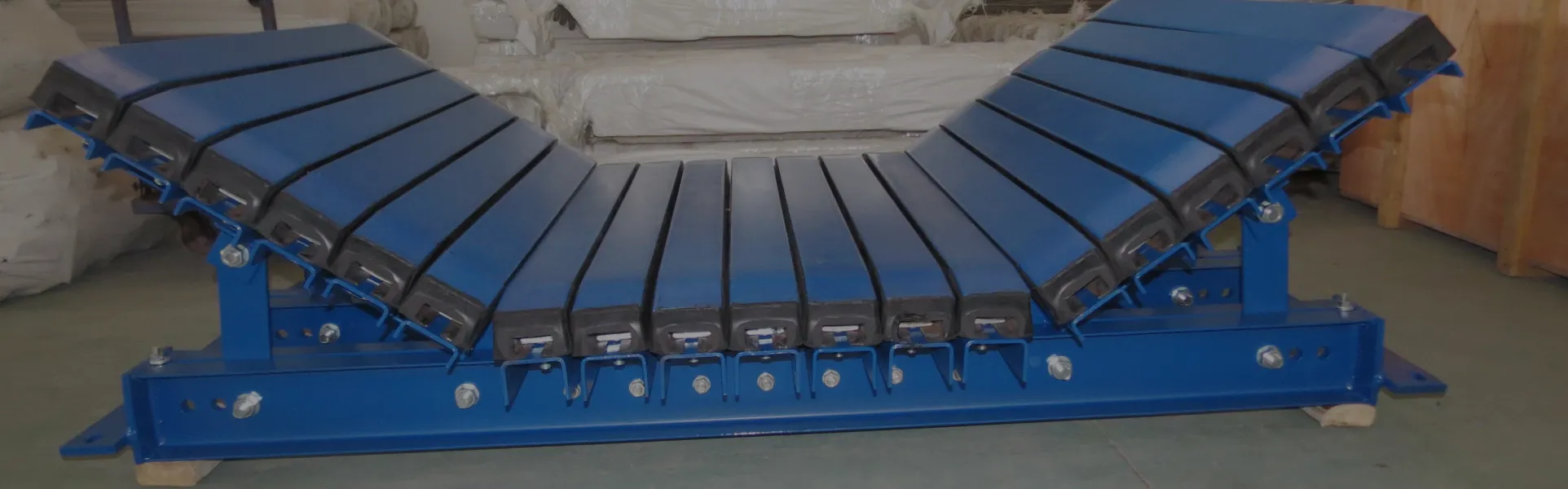 belt conveyor impact bed