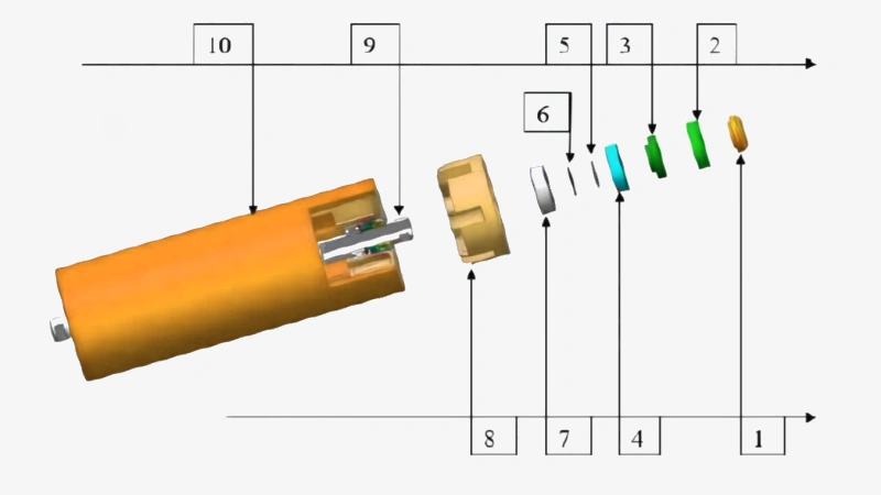 UHMWPE or HDPE roller components