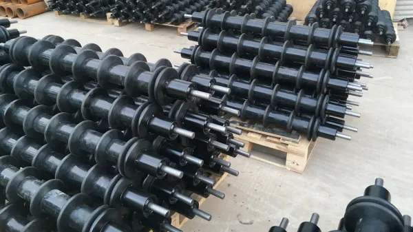rubber disc return roller for belt conveyor