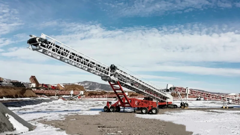 mobile stacker conveyor