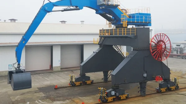 mobile material handler machine