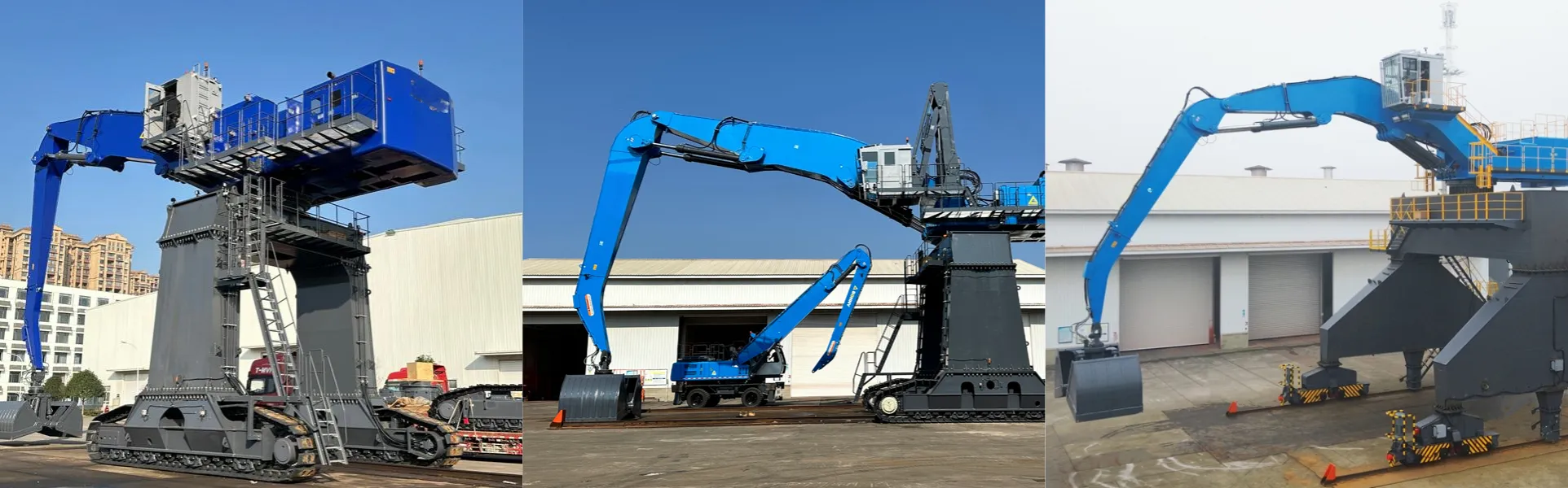mobile material handler for port and yards