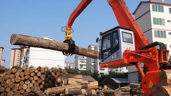 Timber Handlers for Log Yards and Sawmills and Wood Processing