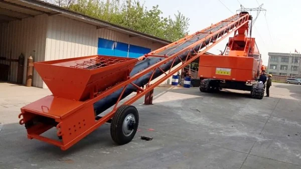 mobile concrete placing machine