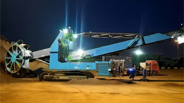 mobile bucket wheel reclaimer