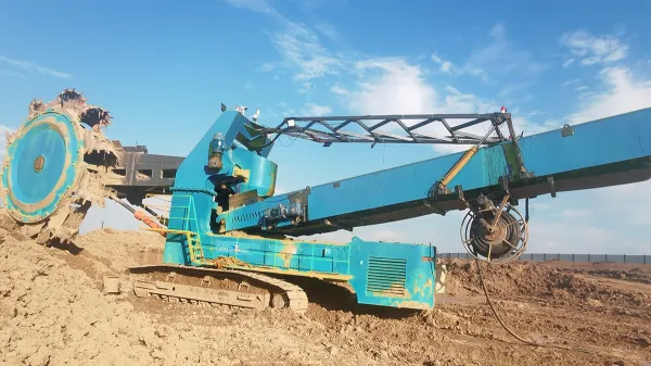 mobile bucket wheel reclaimer