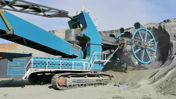 mobile bucket wheel reclaimer