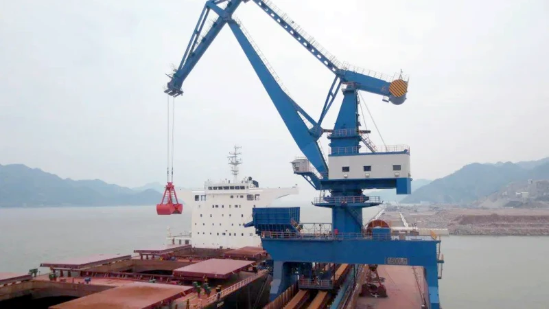 Grab Bucket Ship Unloader Crane