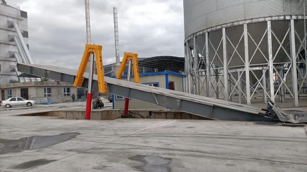 truck tippling platform for truck unloading