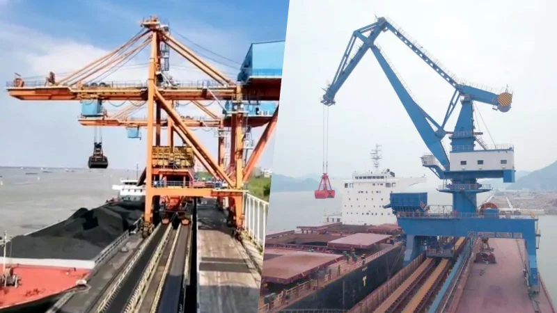 Ship Unloading by Using Grab Ship Unloader