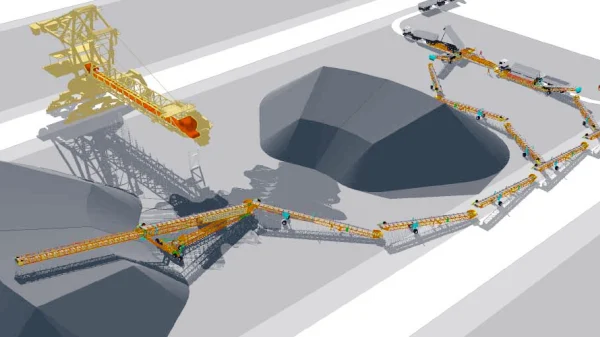 Mobile Stacking Solutions of Bulk Materials
